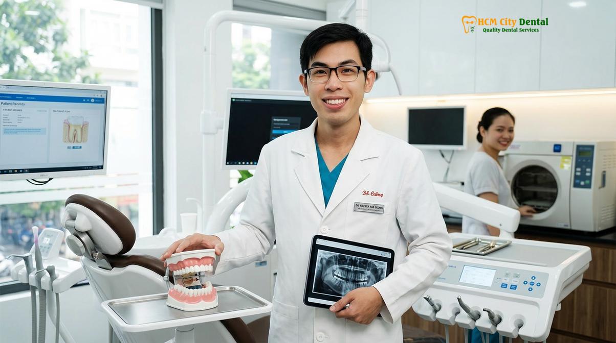 Dr. Nguyen Van Cuong DDS at HCMC Dental Clinic