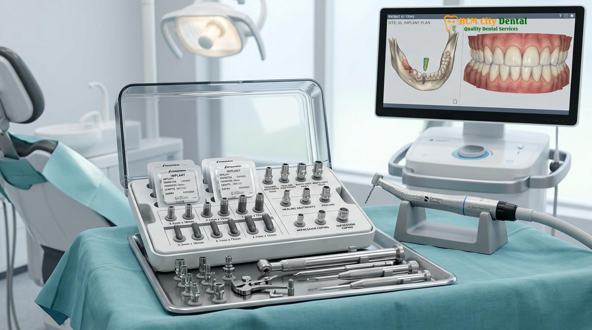 Clinical photography related to how long does dental implant procedure take