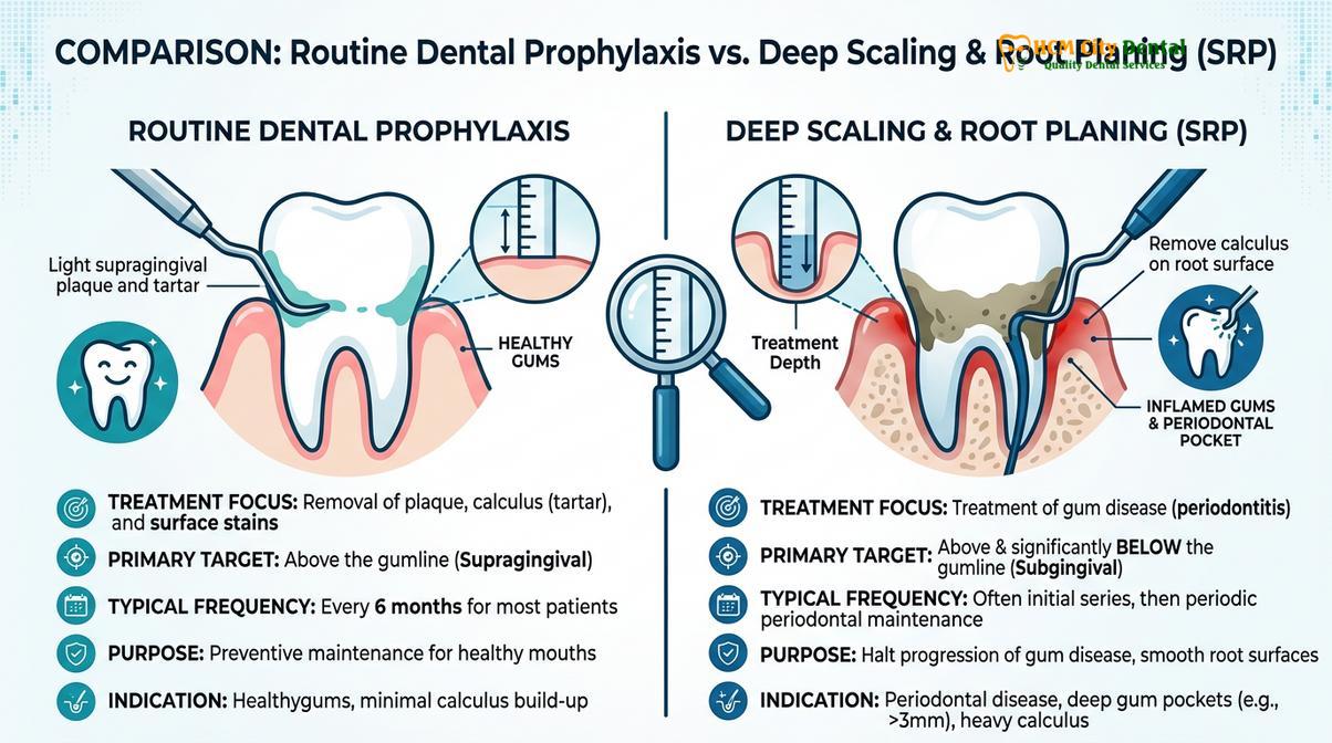 Summary diagram of how often should you have your teeth cleaned
