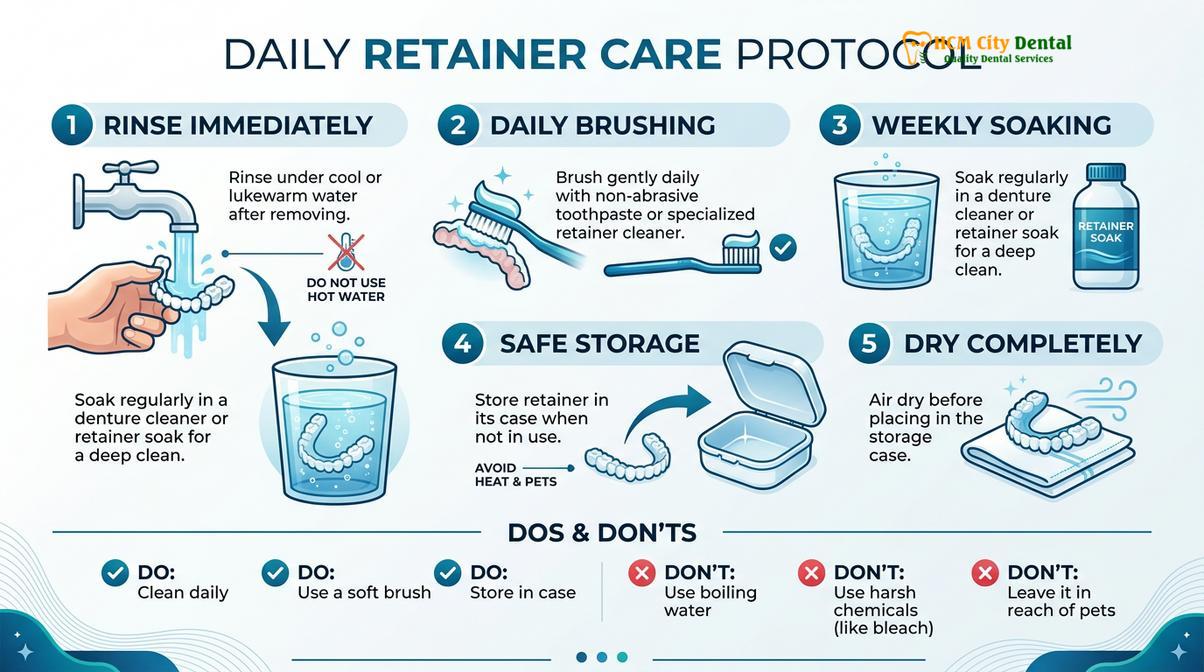 Summary diagram of how do retainers work