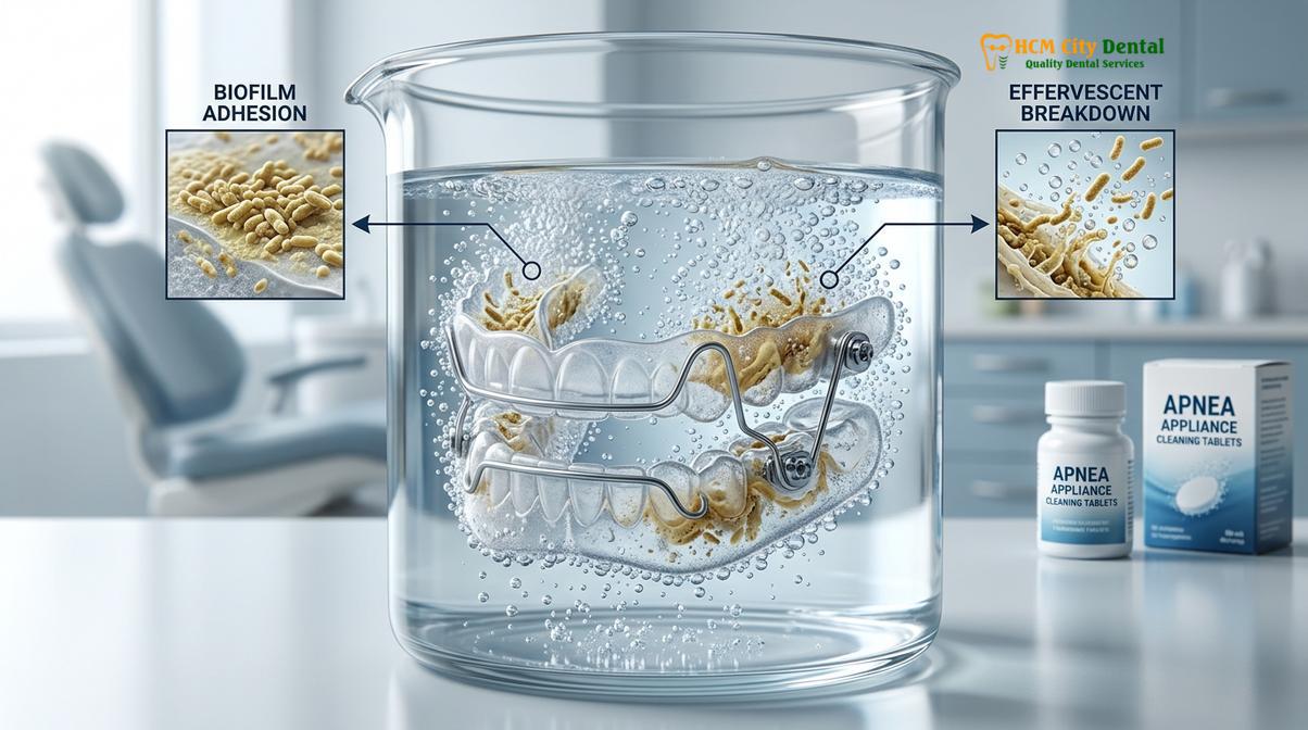 Visual description of clean sleep apnea device