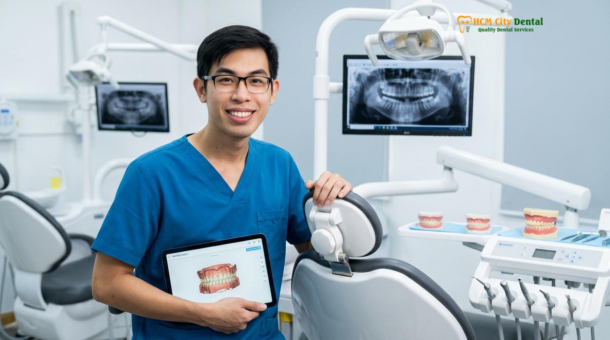 Dr. Nguyen Van Cuong DDS at HCMC Dental Clinic