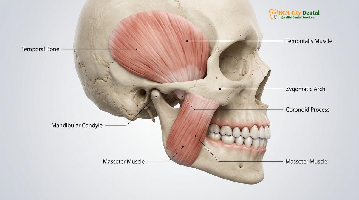 Clinical photography related to how to stop grinding teeth
