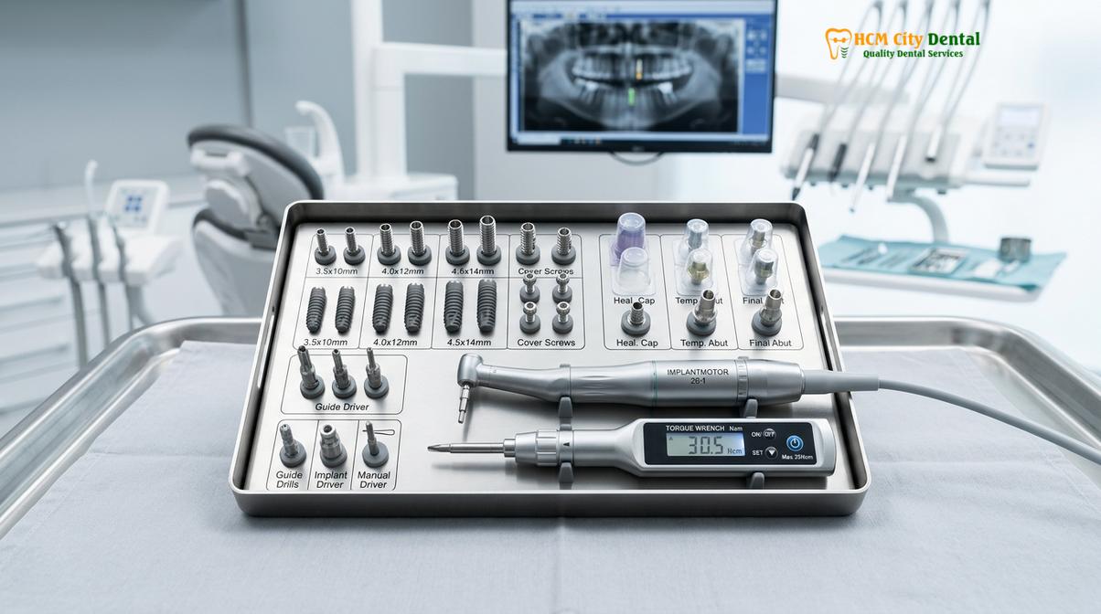 Clinical photography related to same day dental implants