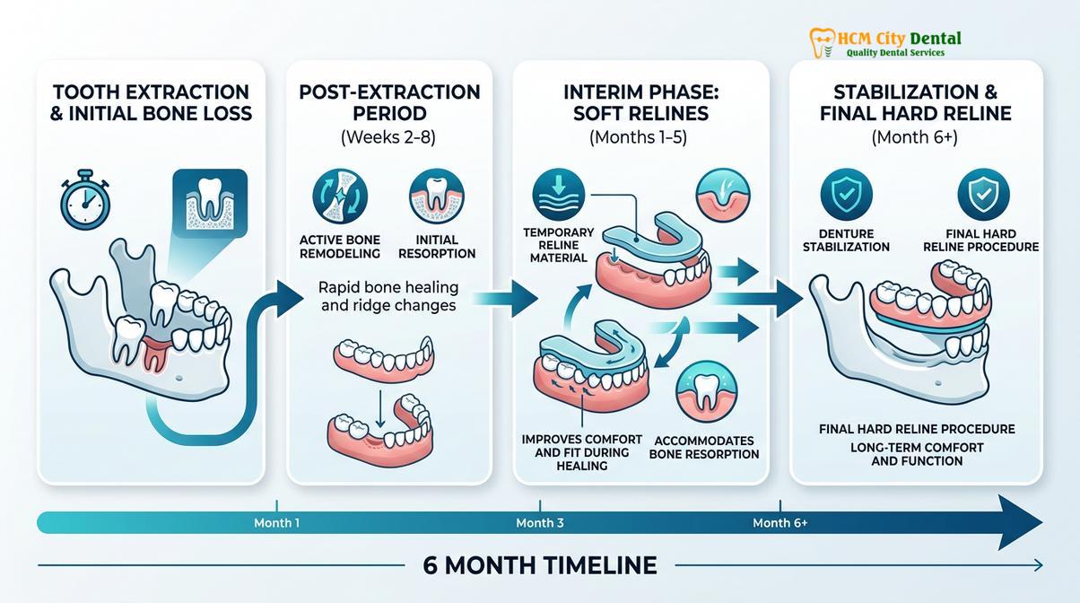 Summary diagram of Immediate Dentures HCMC
