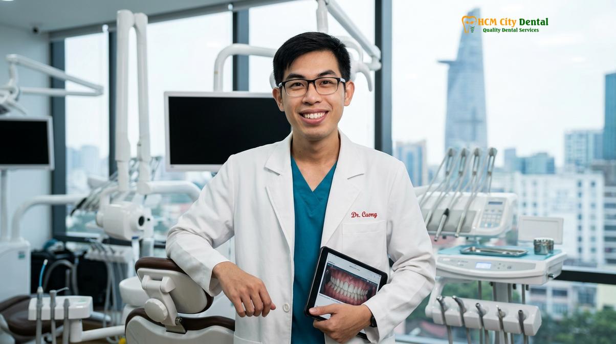 Dr. Nguyen Van Cuong DDS at HCMC Dental Clinic