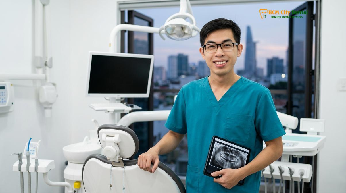 Dr. Nguyen Van Cuong DDS at HCMC Dental Clinic