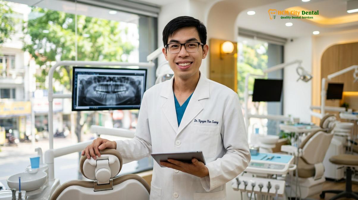 Dr. Nguyen Van Cuong DDS at HCMC Dental Clinic