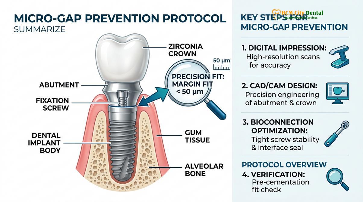Summary diagram of cad cam full arch restoration