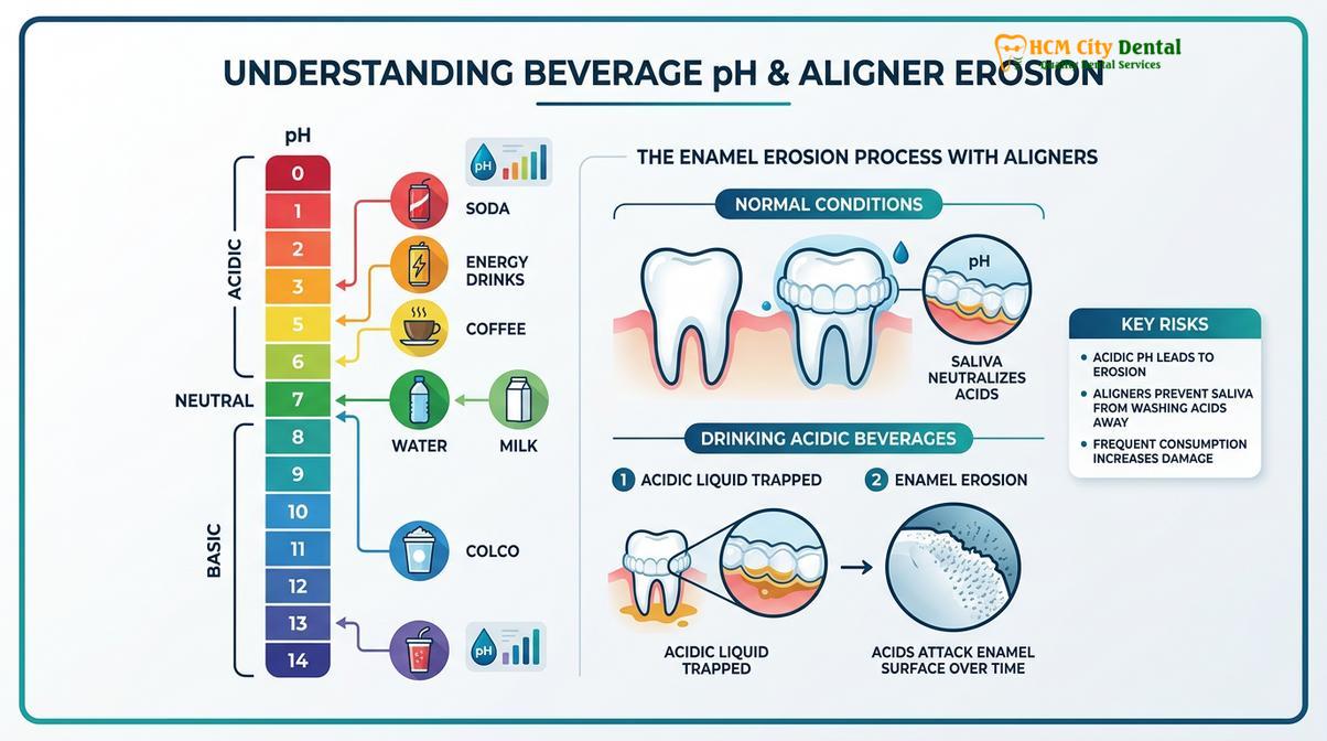 Summary diagram of Invisalign Chewing Gum Eating Guide