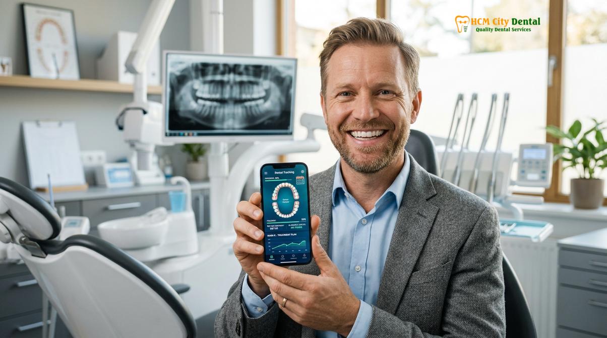 Visual description of Invisalign Clear Aligner Tracking Apps