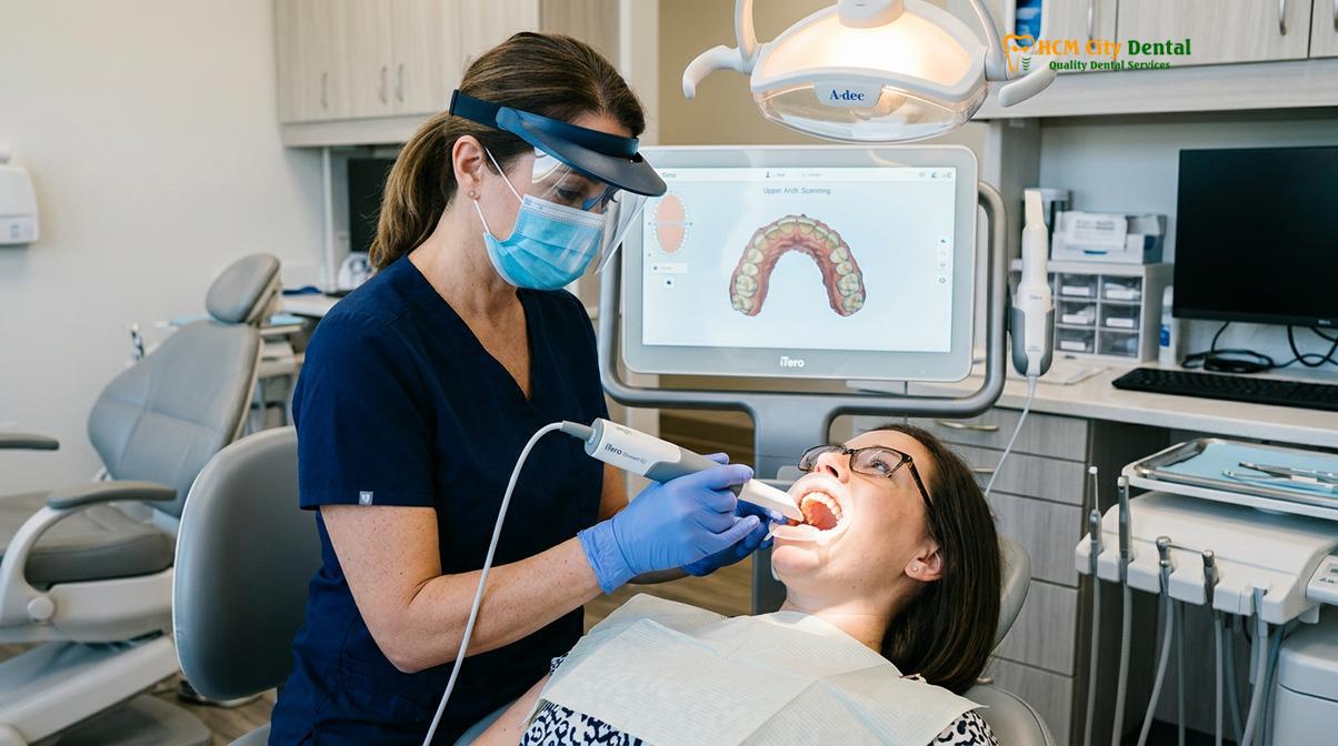 Clinical illustration of Invisalign Remotely Vietnam Dental Tourist