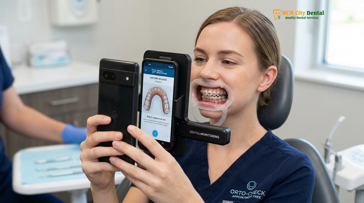 Visual description of Invisalign Remotely Vietnam Dental Tourist