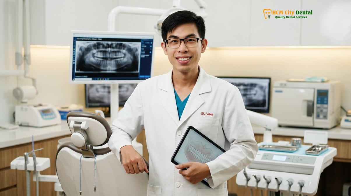 Dr. Nguyen Van Cuong DDS at HCMC Dental Clinic