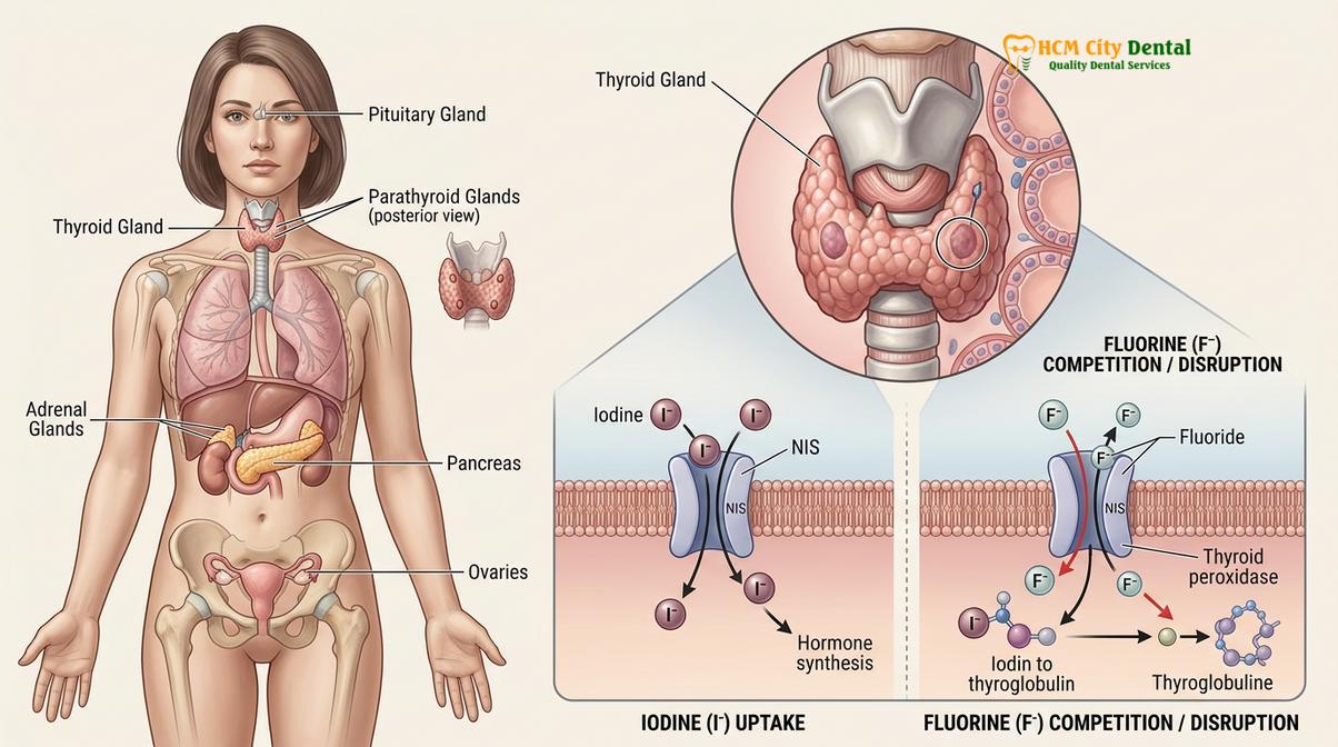 Clinical photography related to fluoride dental risks