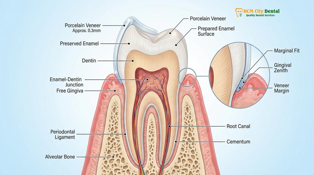 Clinical photography related to digital scan veneers vietnam