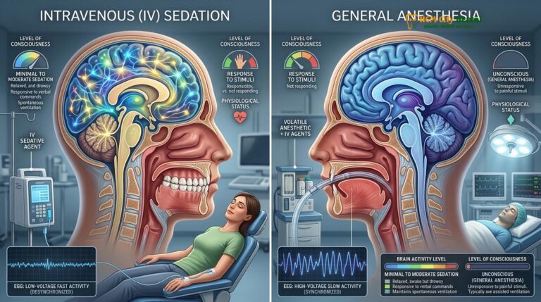 IV Sedation vs General Anesthesia: Clinical Guide | HCMC Dental