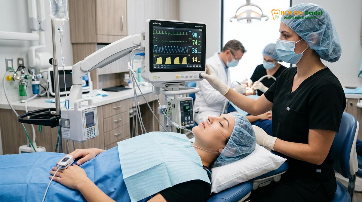 Clinical photography related to IV sedation vs general anesthesia