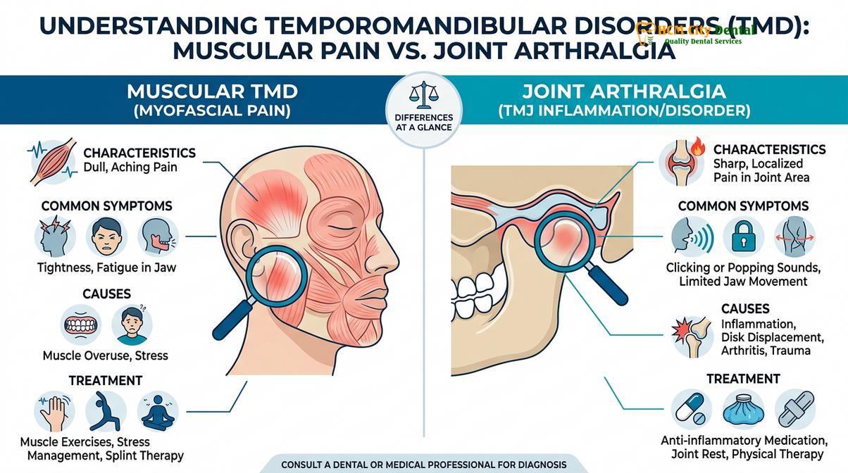 Summary diagram of TMJ Palpation Pain Points