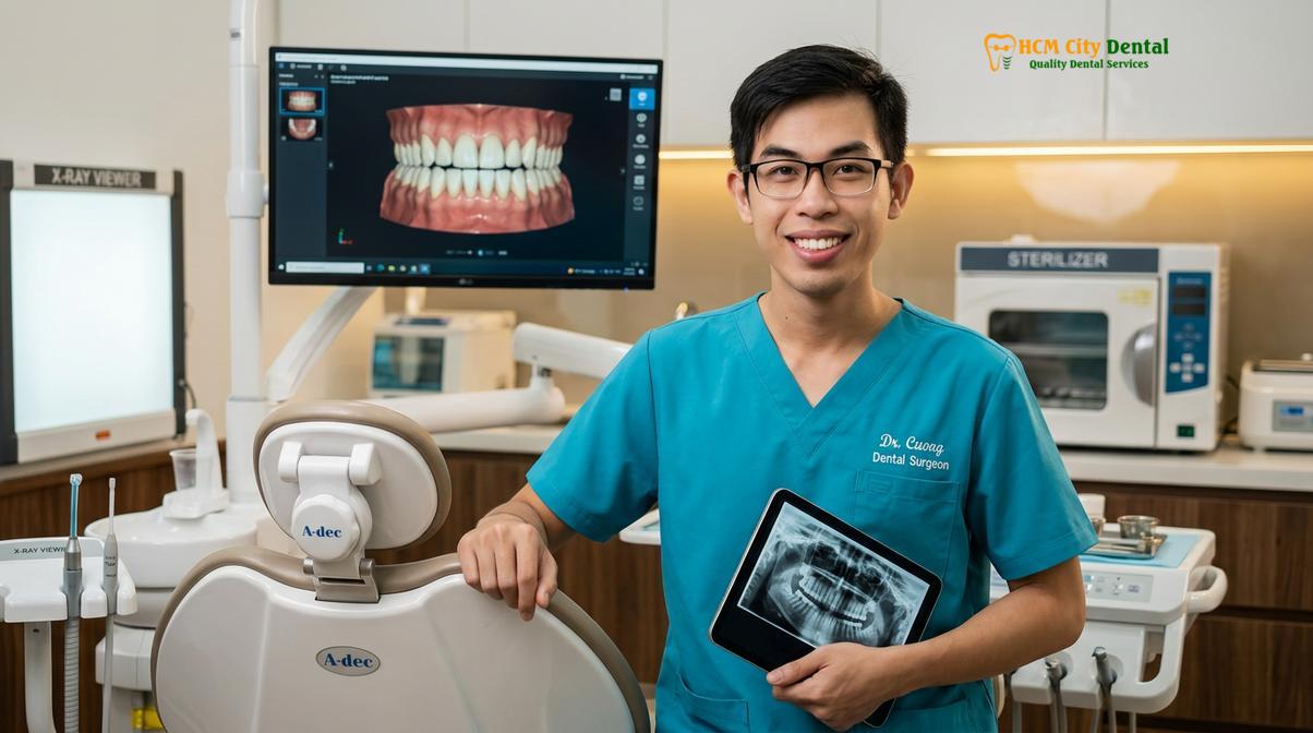 Dr. Nguyen Van Cuong DDS at HCMC Dental Clinic