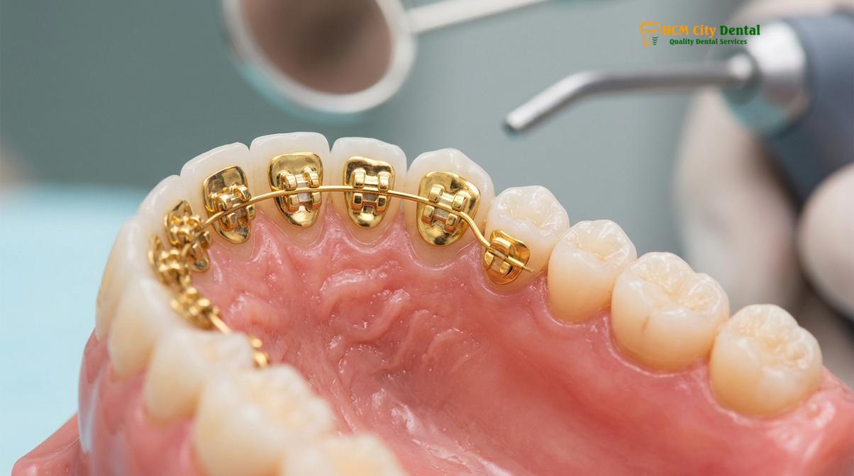 Clinical illustration of Lingual Braces Behind Teeth Pros Cons