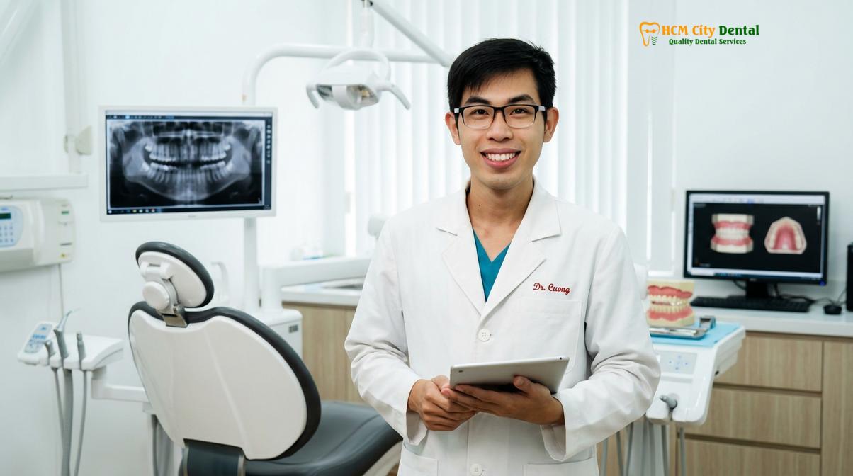 Dr. Nguyen Van Cuong DDS at HCMC Dental Clinic