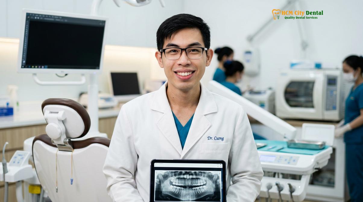 Dr. Nguyen Van Cuong DDS at HCMC Dental Clinic