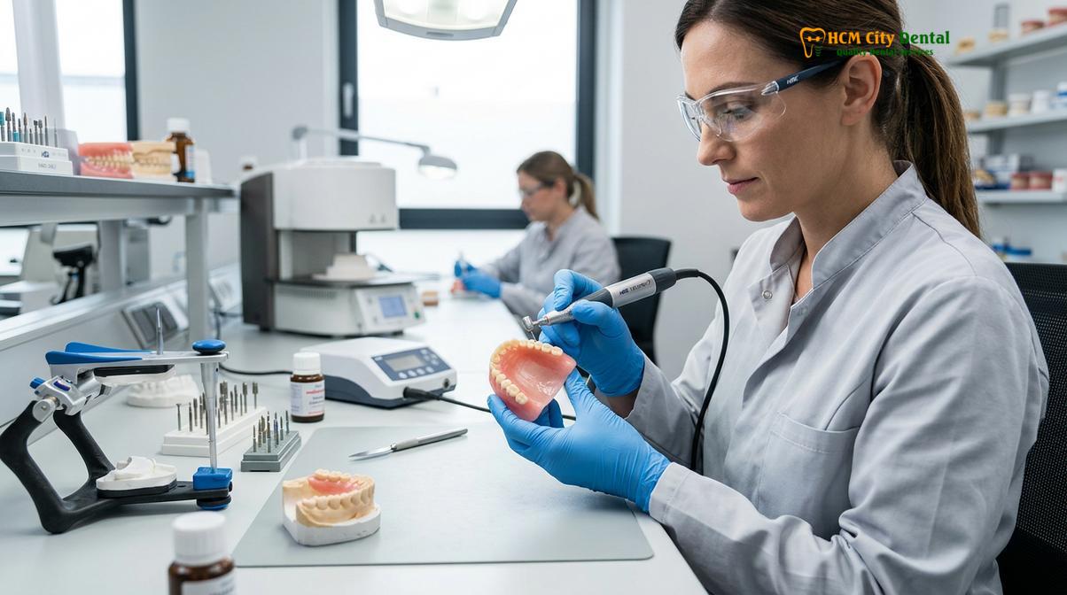 Clinical photography related to lost denture abroad vietnam