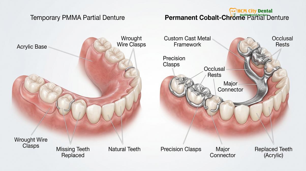 Visual description of lost denture abroad vietnam