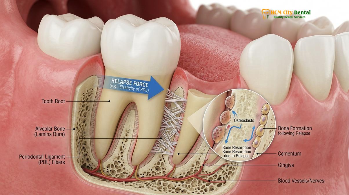Clinical photography related to lost retainer abroad