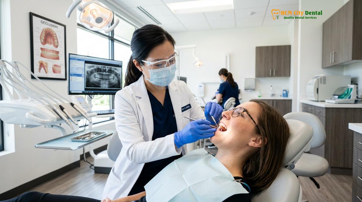 Clinical illustration of lost retainer replacement saigon