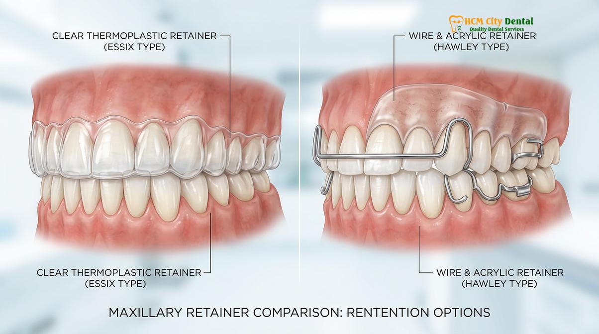 Clinical photography related to lost retainer replacement saigon