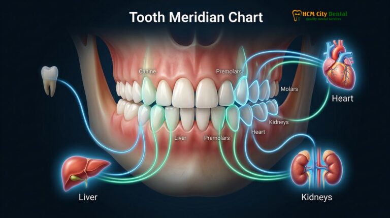 Tooth Meridian Chart: The Mouth-Body Connection | HCMC Dental