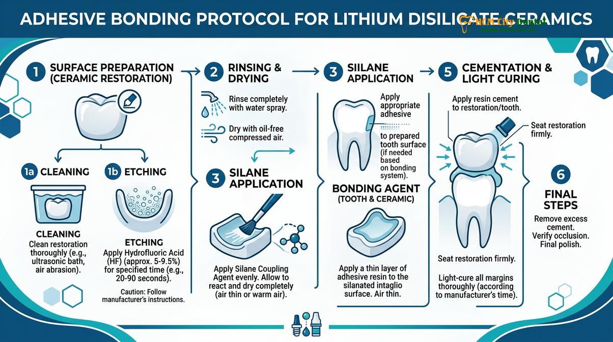 Summary diagram of metal free dental crowns