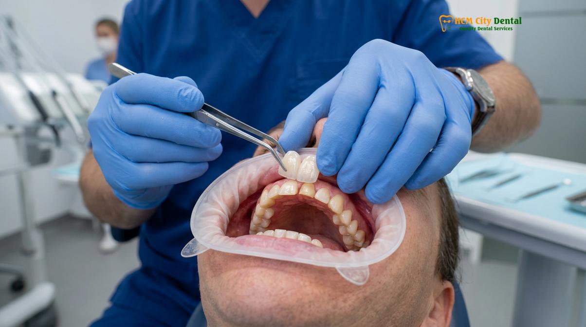 Visual description of metal free crowns benefits