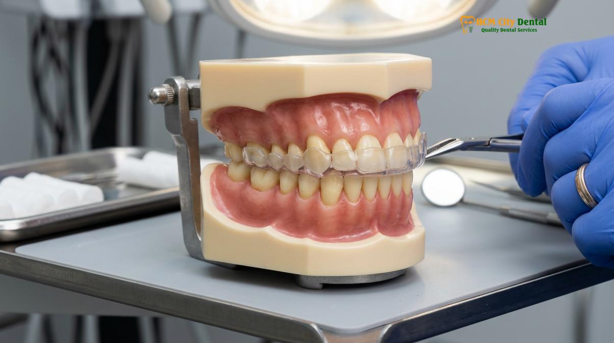 Clinical photography related to Michigan Repositioning Splint Vietnam