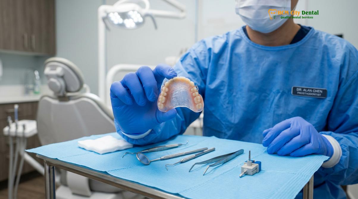 Visual description of Hypoallergenic Dentures Saigon