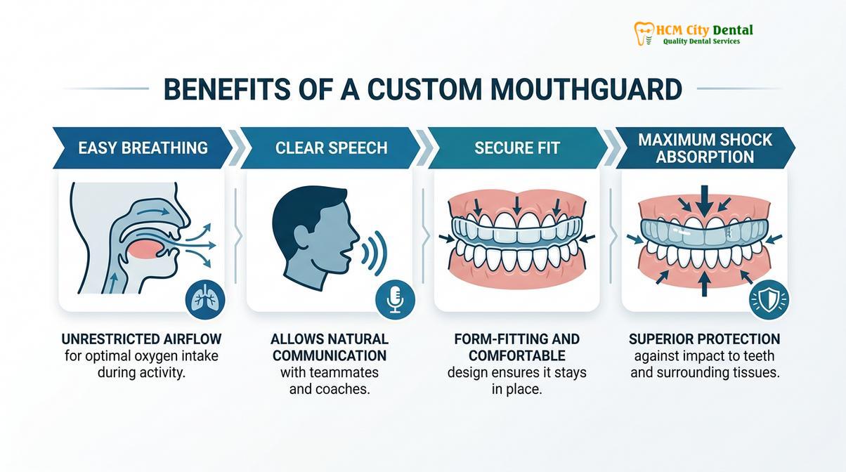 Summary diagram of Sports Mouthguard Ho Chi Minh City