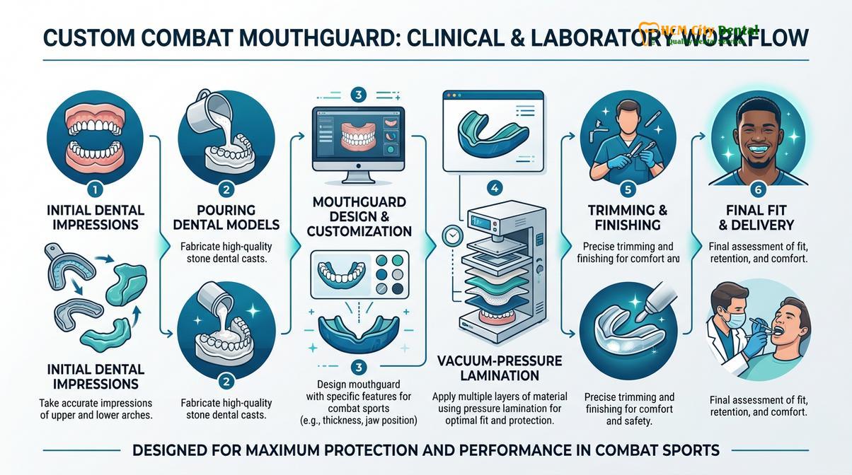 Summary diagram of mouthguard boxing muay thai Vietnam