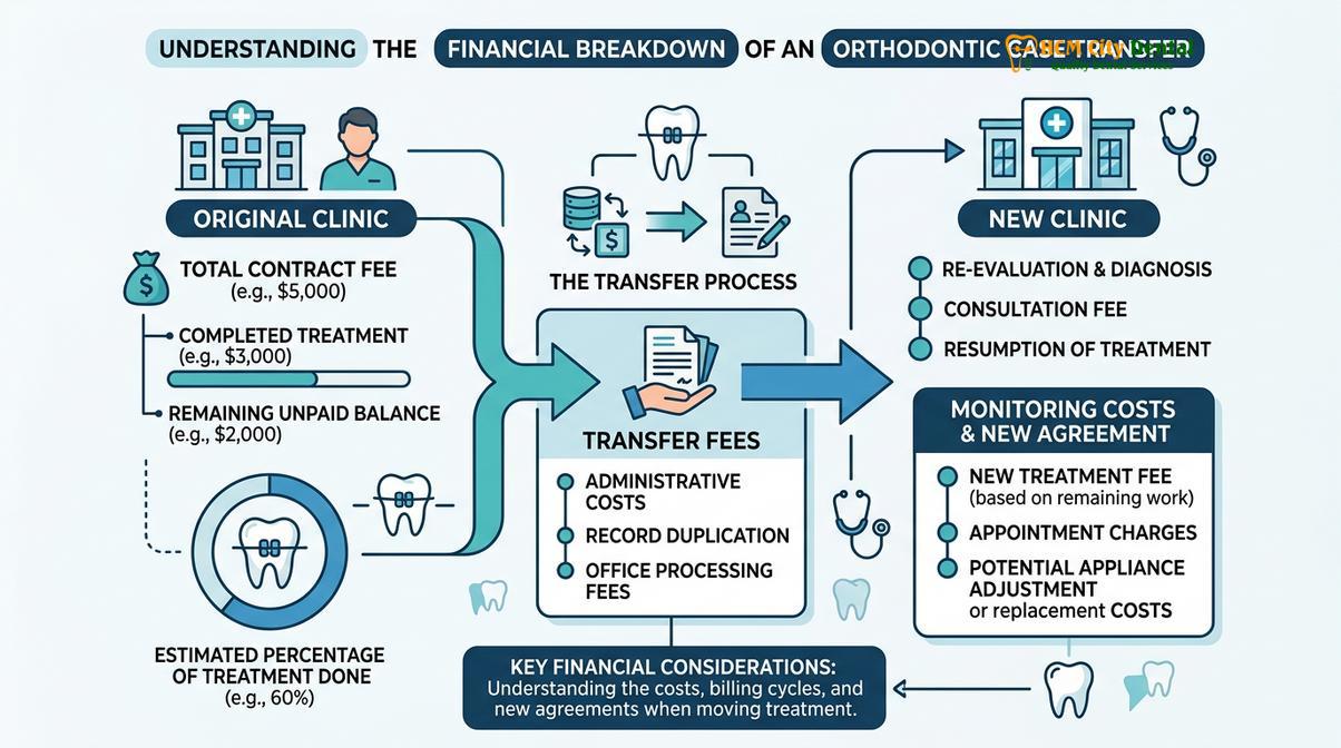 Summary diagram of Moving Abroad During Invisalign Treatment