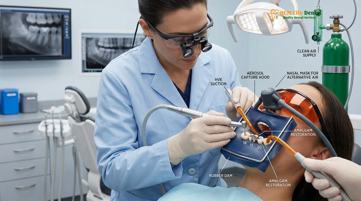Clinical photography related to natural dentist office