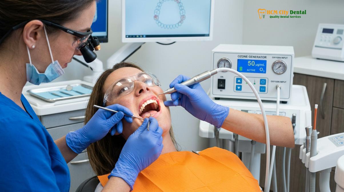 Visual description of natural dentist office