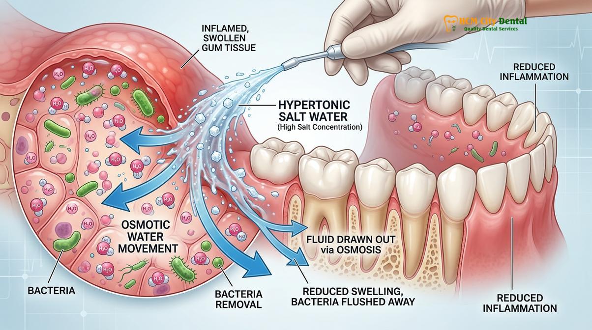 Visual description of natural toothache remedies