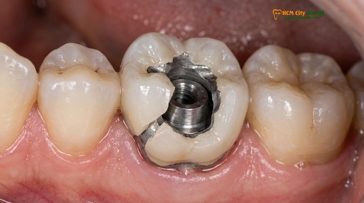 Clinical photography related to night guard for dental implants