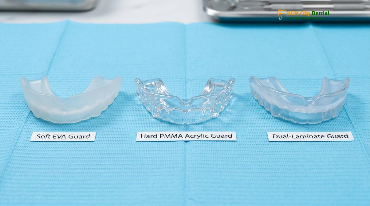 Visual description of night guard for veneers protection