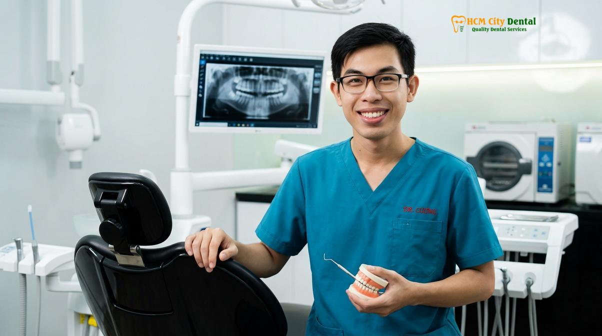 Dr. Nguyen Van Cuong DDS at HCMC Dental Clinic
