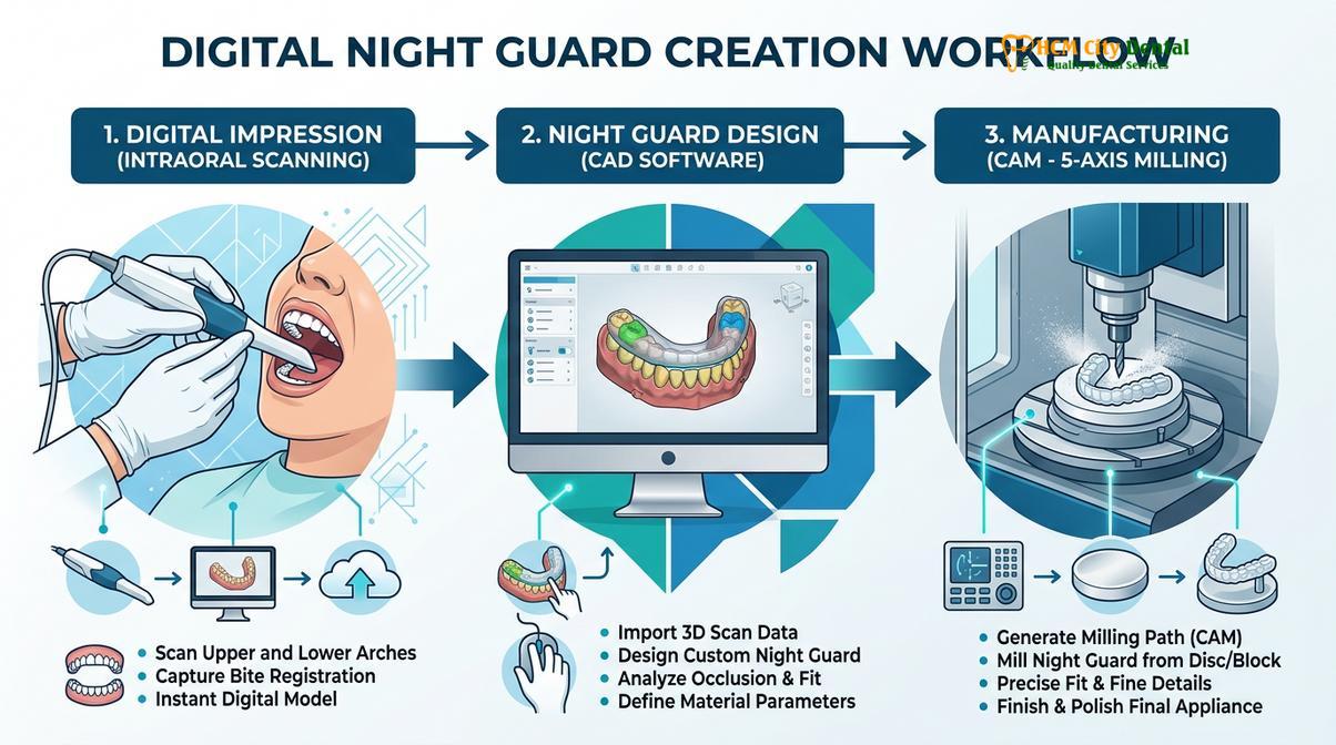 Summary diagram of night guard cost Vietnam vs Japan