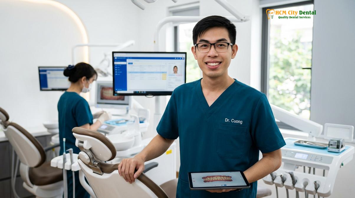 Dr. Nguyen Van Cuong DDS at HCMC Dental Clinic