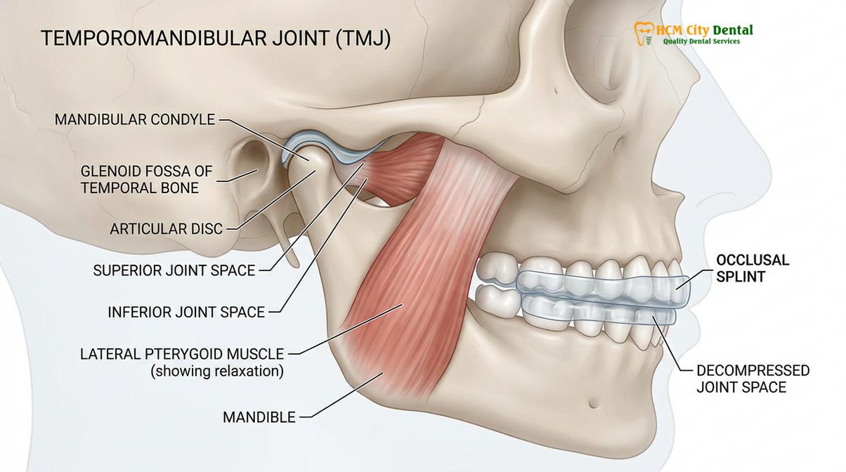 Clinical photography related to night guard vs occlusal splint