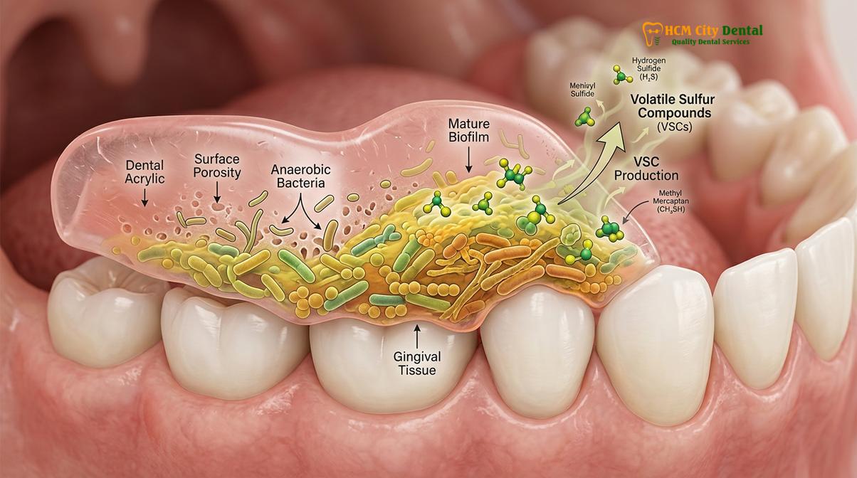 Clinical photography related to night guard smells bad yellow